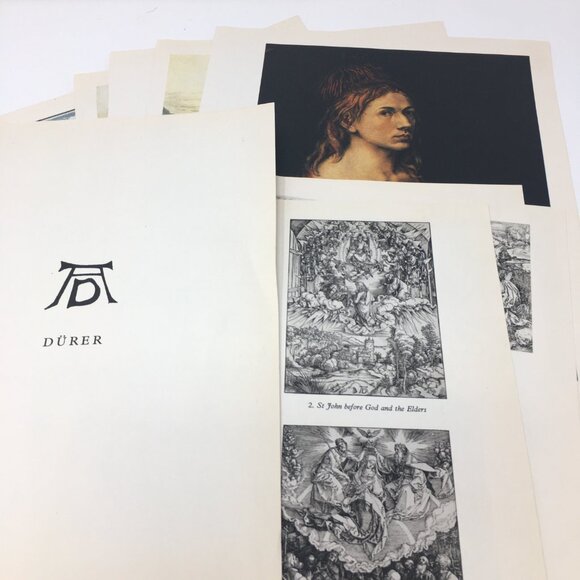 Bundle of Albrecht Dürer Portraits Religious Renaissance Gothic Art Prints - Picture 13 of 16